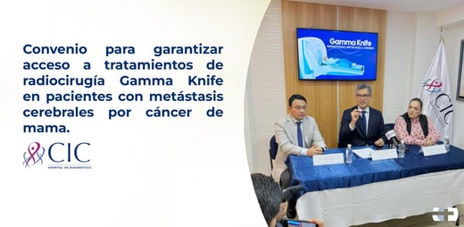 Convenio para garantizar acceso a tratamientos de radiocirugía Gamma Knife en pacientes con metástasis cerebrales.